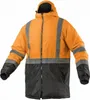 LEDA isolierte Winterarbeitsjacke wasserdicht orange XL Produktbild-Vorschau 5