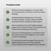 Bollerwagen faltbar mit Dach, PolyurethanRädern, Hecktasche Produktbild-Vorschau 7