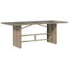 The Living Store 9-tlg. Garten-Essgruppe mit Kissen Beige Produktbild-Vorschau 5