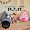 Pouf per bambini LUMALAND Animal Line Chick - Giallo senape Anteprima dell’immagine prodotto 3