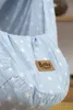 Baby Federwiege Komplett Set in weiß Sterne Blau Produktbild-Vorschau 4