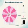KOMFOTTEU 50 cm Tischglücksrad mit klappbarem Stativ Produktbild-Vorschau 8