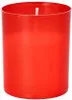 Papstar Grablichter "Stundenbrenner" Ø 5 cm · 6,5 cm rote Produktbild-Vorschau 3