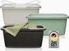 Wäschewannen 3er Set Farbmix, 3 x Wanne 35 l Produktbild-Vorschau 1