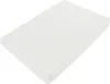 A white jersey fitted sheet is shown from a diagonal angle on a white background. Produktbild-Vorschau