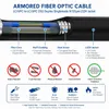 Elfcam® - 250m Gepanzerte Glasfaser-kabel LC/UPC auf LC/UPC Produktbild-Vorschau 2