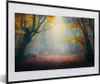 MuchoWow® Gerahmtes Poster Wald - Nebel - Herbst 60x40 cm - Produktbild-Vorschau 1