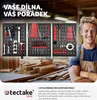 Děrovaný panel na nářadí Jonah s háčky a držáky - 3dílný Náhled obrázku produktu 8