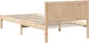 Estructura de cama marrón de vidaXL, 90 x 190 cm, madera Vista previa de la imagen del producto 7