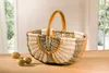 Einkaufskorb Seegras & Rattan orange/natur Produktbild-Vorschau 6