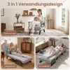 COSTWAY Schlafsessel mit Bettfunktion, Schlafsofa mit 5 Produktbild-Vorschau 5