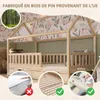 Crazy Pine Lit cabane avec tiroirs 140x200 cm - Lit Voir les images du produit 4