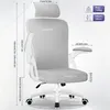 A diagram showing the dimensions of an office chair. Produktbild-Vorschau