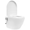 vidaXL Wand-WC ohne Spülrand mit Einbau-Spülkasten Keramik Produktbild-Vorschau 1