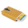 PIQUADRO Black Square Compact Wallet Slider RFID Giallo Náhľad obrázku produktu 3