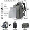 23L Reiserucksack Ryanair Handgepäck Rucksack mit USB Produktbild-Vorschau 9