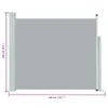 vidaXL Tenda laterale estensibile 100x300 cm Grigio Anteprima dell’immagine prodotto 8