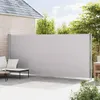 vidaXL Seitenmarkise Ausziehbar 200x600 cm Grau Produktbild-Vorschau 3