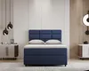 Boxspringbett 120x200, mit Bettkasten, Dunkelblau, Matratze Produktbild-Vorschau 4