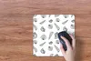 MuchoWow® Mauspad Mousepad Muschel - Schwarz und Weiß - Produktbild-Vorschau 3