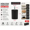 Plastové nožičky na nábytok 50 mm M8 – okrúhle Ø50 mm, Náhľad obrázku produktu 2