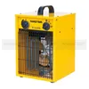 A yellow electric heater with a black handle and controls, shown from a three-quarter front angle against a white background. Anteprima dell’immagine prodotto