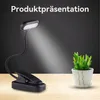 Multifunktionale Klemm-Leselampe – Augenschonend, für Produktbild-Vorschau 4