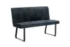 byLIVING Sitzbank Talea, 140 cm, dunkelgrau, Gestell Metall Produktbild-Vorschau 1