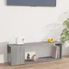 vidaXL Armoire TV Gris Sonoma 100x24x32 cm Bois composite - Voir les images du produit 2
