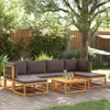 The Living Store 7-tlg. Garten-Sofagarnitur mit Kissen Produktbild-Vorschau 2