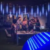 4M Fairy Lights Natale Blu 8 Tubi LED Meteor Shower Fairy Anteprima dell’immagine prodotto 5