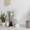 Relaxdays WC Garnitur, Bambus, Eisen, freistehender Produktbild-Vorschau 2