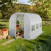 Serre tunnel Premium TOOLPORT 2x3m avec porte pivotante, Voir les images du produit 2