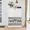 60 cm Schuhschrank mit 2 Klappfächern – Moderner Produktbild-Vorschau 5