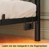 okwish plávajúca posteľ 140x200 rám postele kovová posteľ s Náhľad obrázku produktu 5