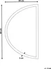 BELIANI Nástenné kúpeľňové zrkadlo strieborné 49 x 80 cm Náhľad obrázku produktu 7