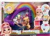 Set alto arcobaleno con la sorellina - piscina Anteprima dell’immagine prodotto 1