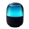 A black and blue Bluetooth speaker with RGB lighting. Náhled obrázku produktu