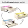 Sofa rozkładane 90x200 cm, po rozłożeniu 180x200 cm, beżowe Podgląd zdjęcia produktu 3