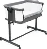 Graues Beistellbett Rose, 5-fach höhenverstellbar (68-80 Produktbild-Vorschau 1