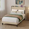 A bedroom scene with a bed as the main focus. Produktbild-Vorschau