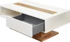 Wohnwand mit Couchtisch, weiß mit Eiche, FALLON-55, modern, Produktbild-Vorschau 2