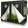 A grow tent with plants inside, displayed on a reflective surface. Produktbild-Vorschau