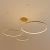 MasterLED LED Pendelleuchte 3-Ring 77W Gold, Dimmbar per Produktbild-Vorschau 3