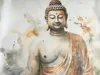 Fensterbehang Scheibengardine Bistrogardine Buddha BxH Produktbild-Vorschau 4