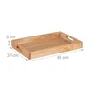 Vassoio da portata Relaxdays, legno e MDF, A x L x P: 5 x Anteprima dell’immagine prodotto 4