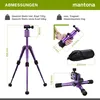 mantona 21188, 3 pied(s), Violet, 49.5 cm Voir les images du produit 8