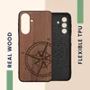 kwmobile Handyhülle für Samsung Galaxy A26 5G Hülle Holz - Produktbild-Vorschau 4