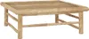 A square coffee table made of bamboo with a natural finish. Produktbild-Vorschau