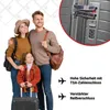 Reisekoffer aus Polypropylen (PP) Modell Nova Black 3er Set Produktbild-Vorschau 5